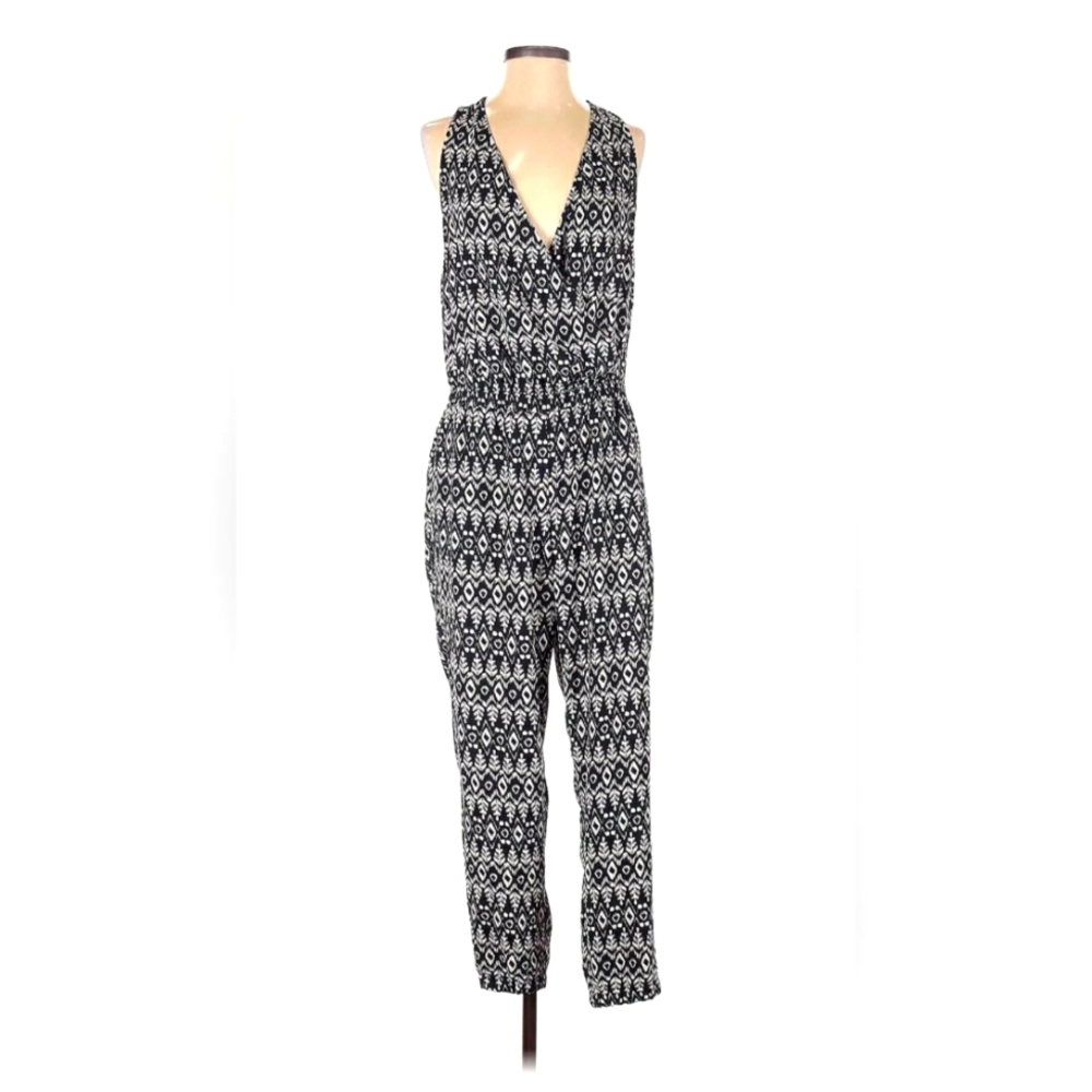 Navy Blue Tribal print jumpsuit
